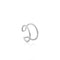 Silver Modern Ear Cuff